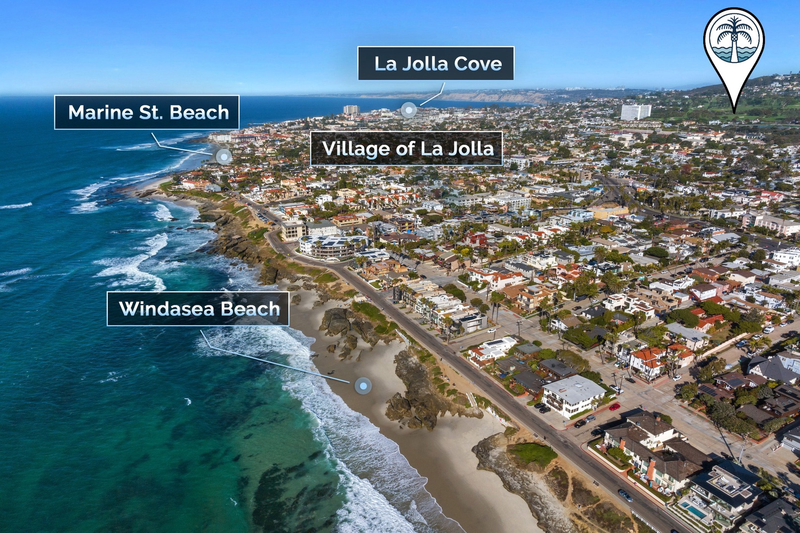 1 mile from beaches and attractions