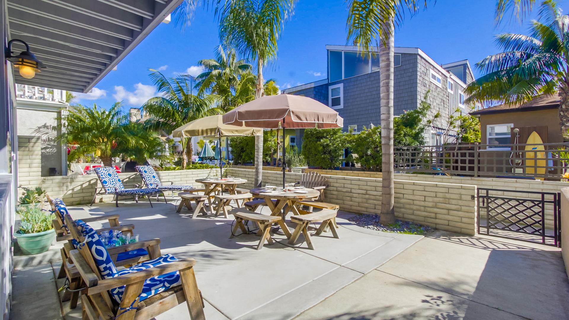 Patio along Brighton Court