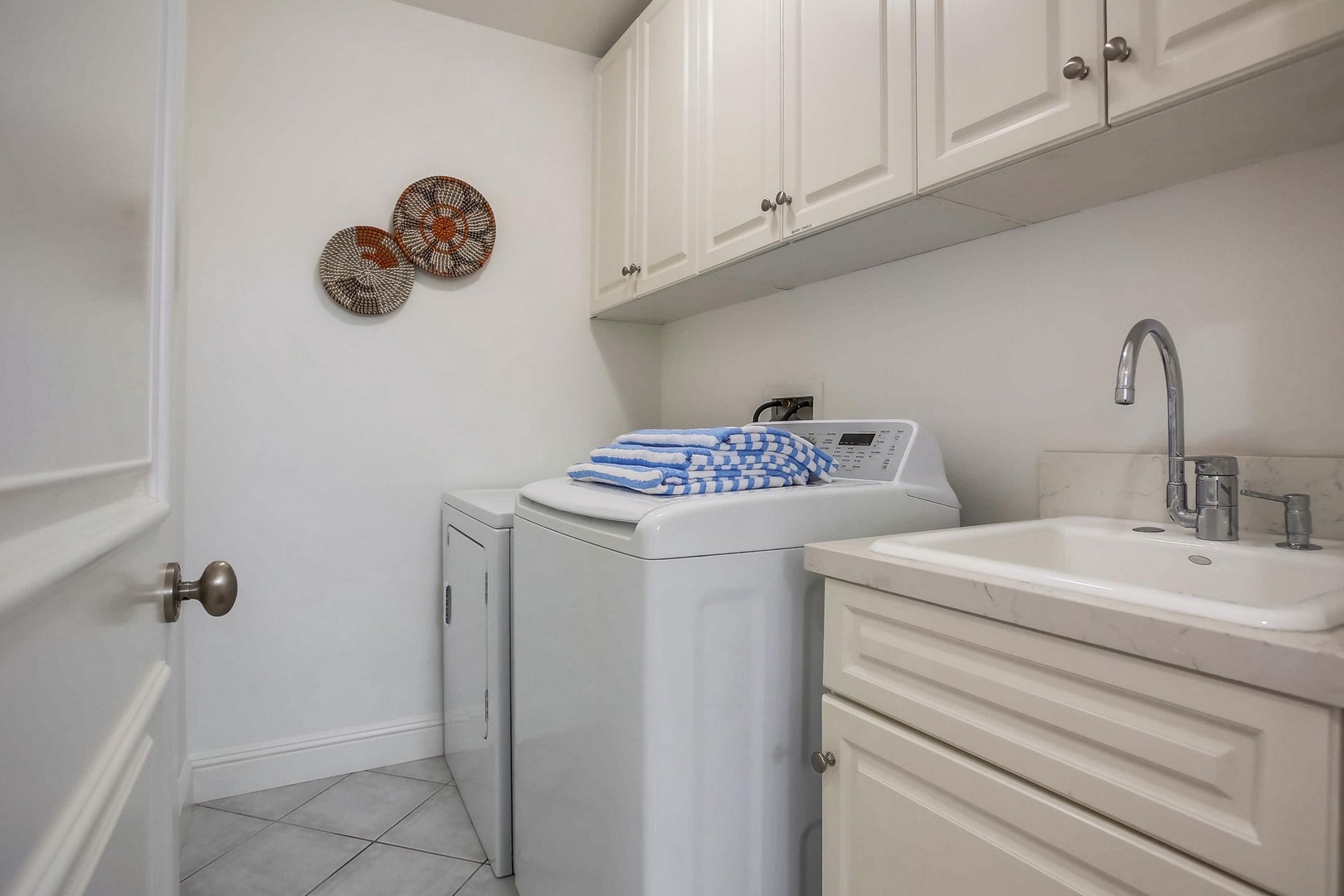 Full-size washer and dryer