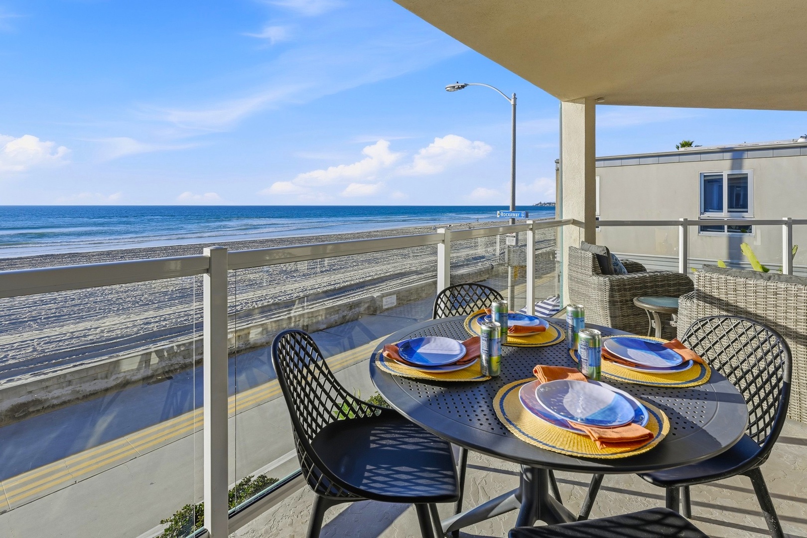 Oceanfront dining spot