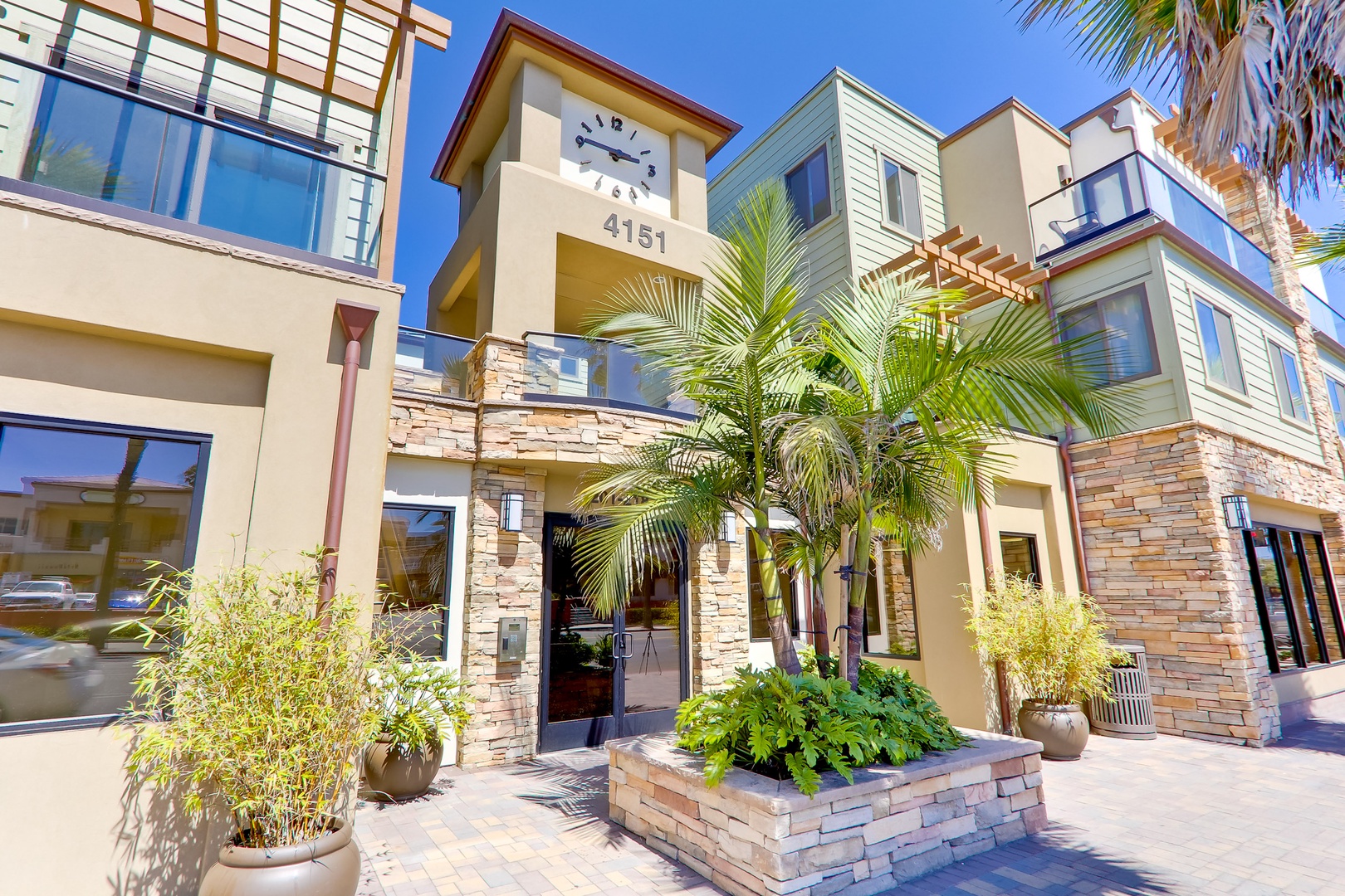 Gated Pacific Beach condominium complex