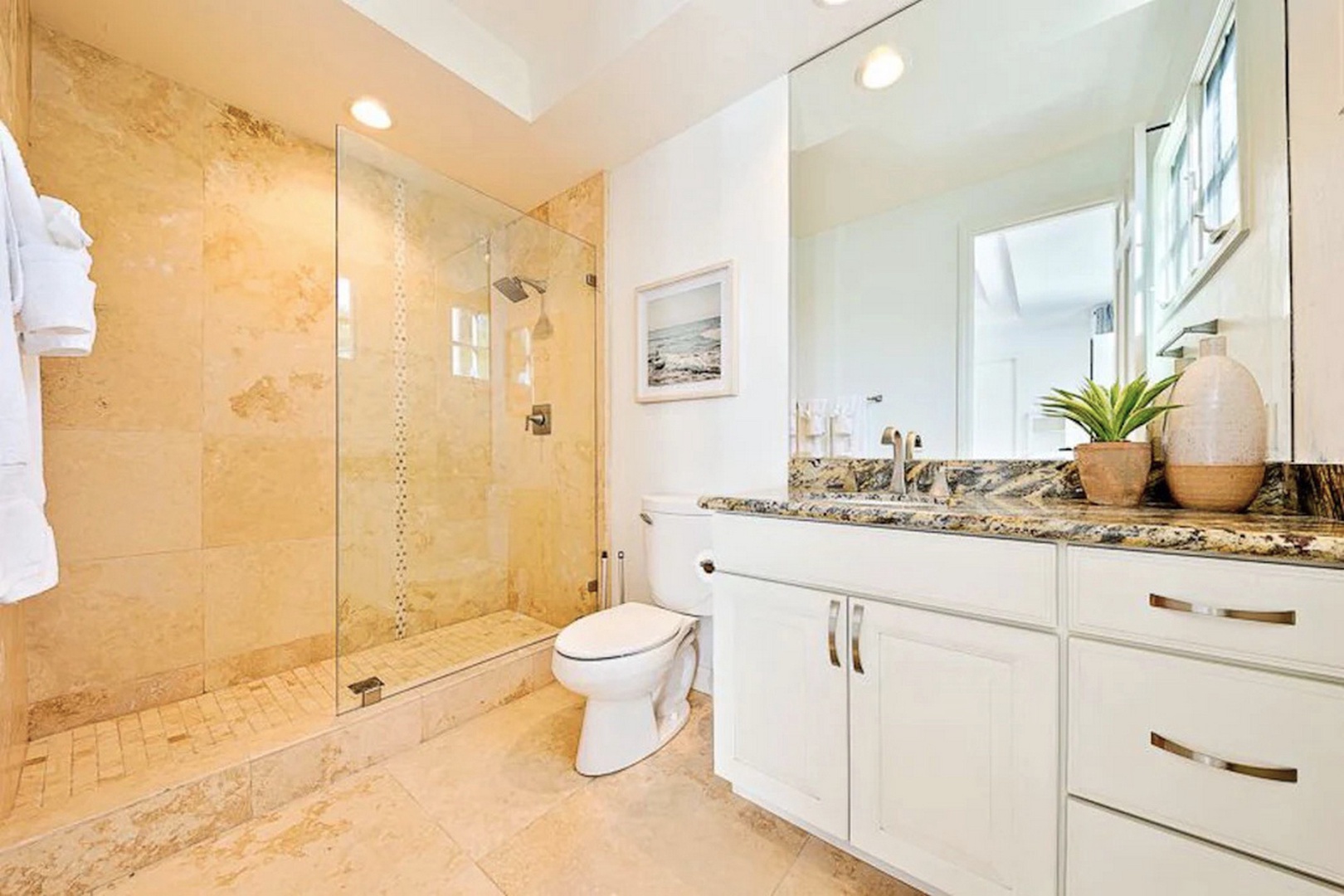 Bathroom with walk-in shower
