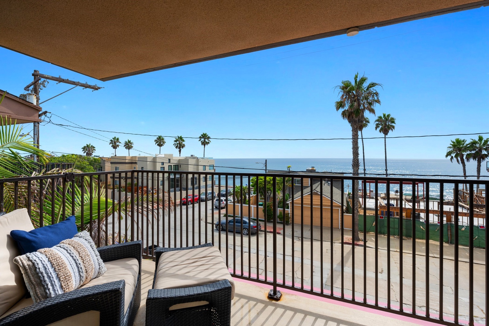 Ocean view balcony