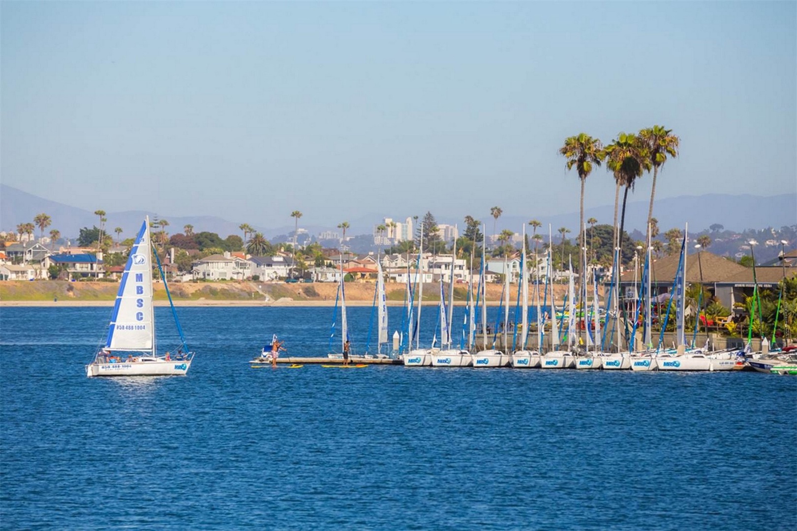 Boat rentals on Mission Bay