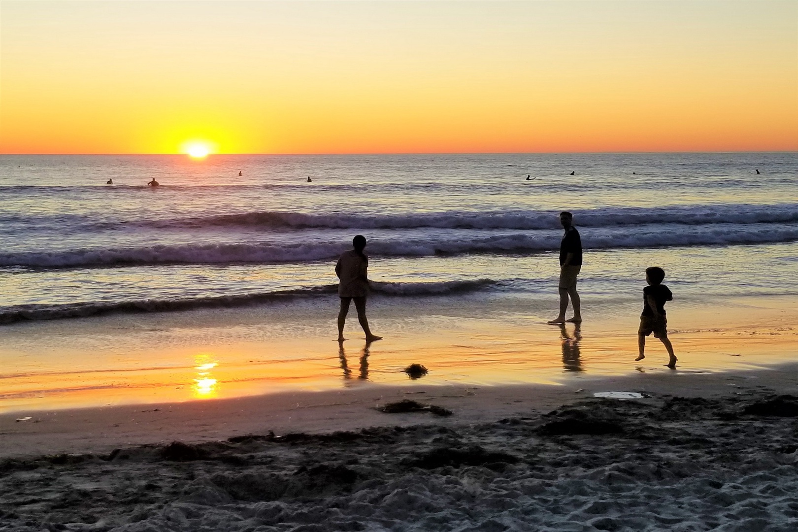 Sunset fun at Mission Beach