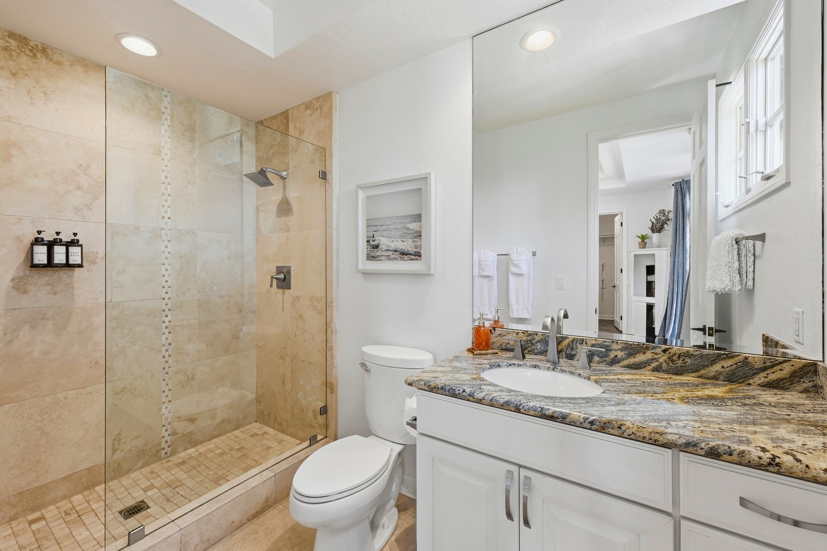 En suite bathroom with shower