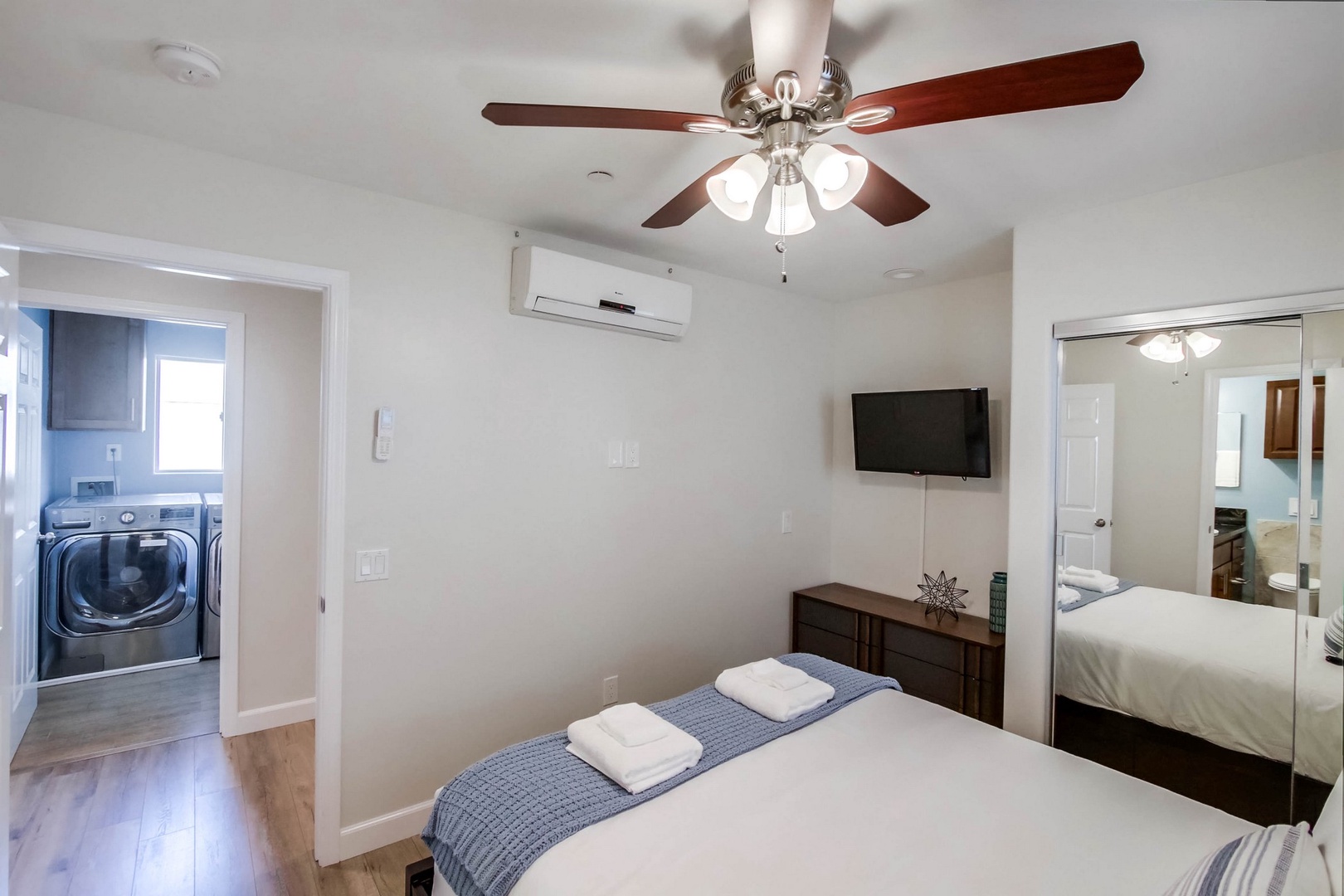 Bedroom 2 with flat-screen TV