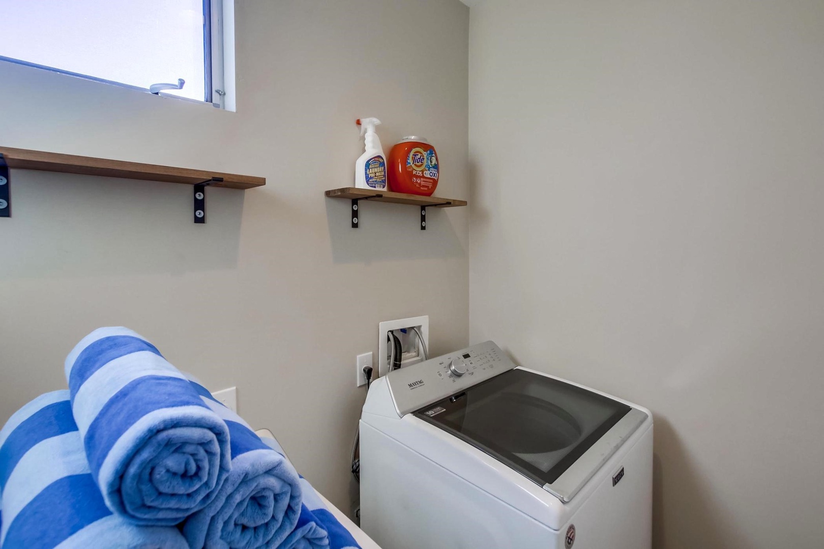 Laundry supplied with soap