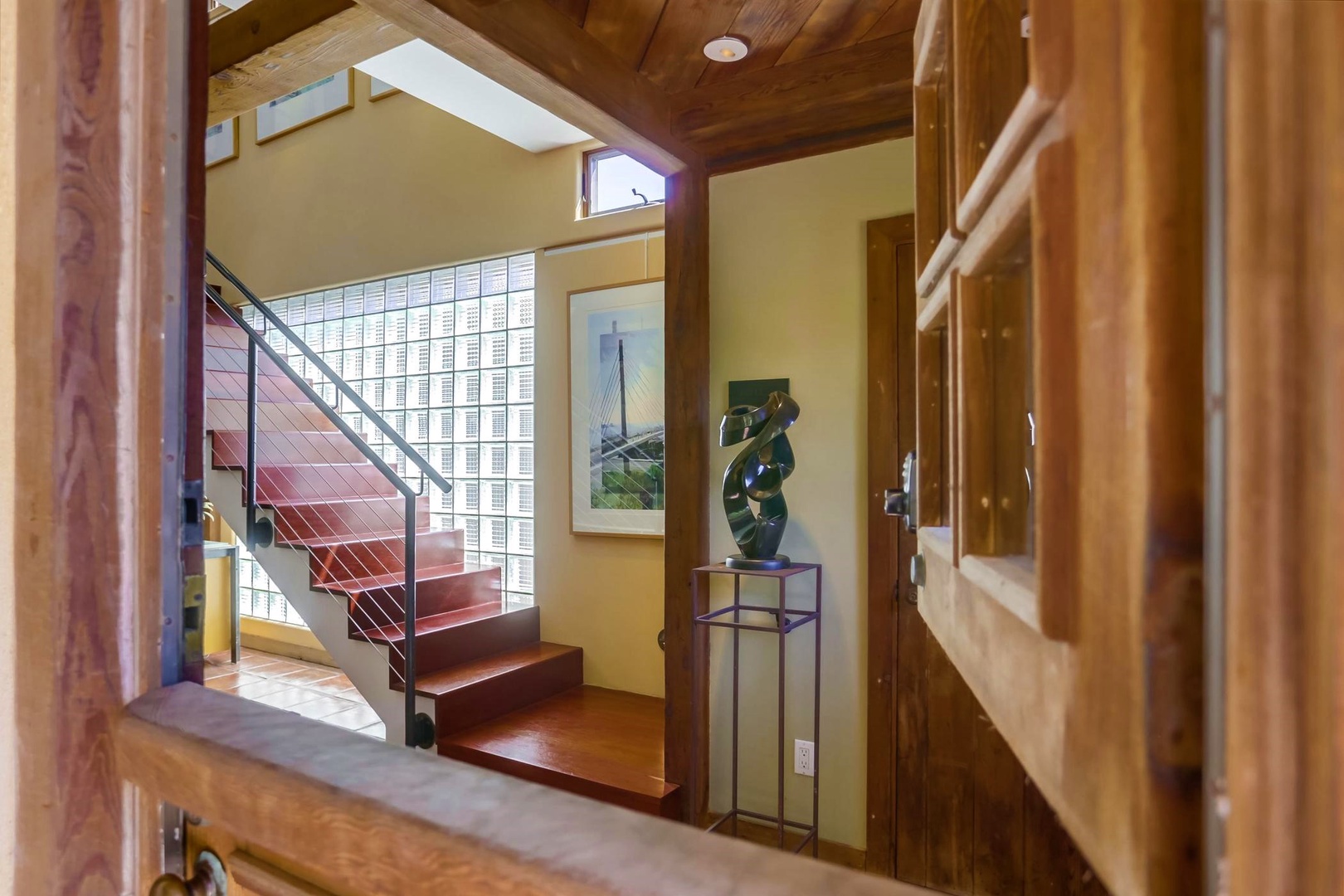 Dutch door at entry