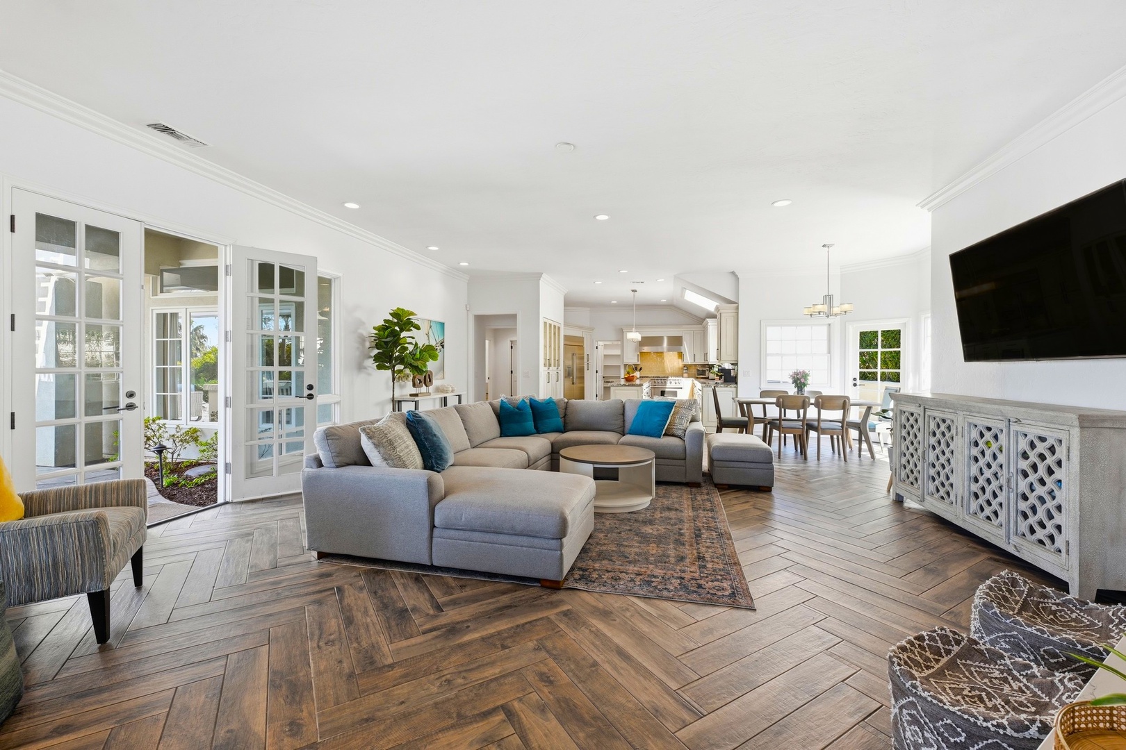 Family Room with patio access