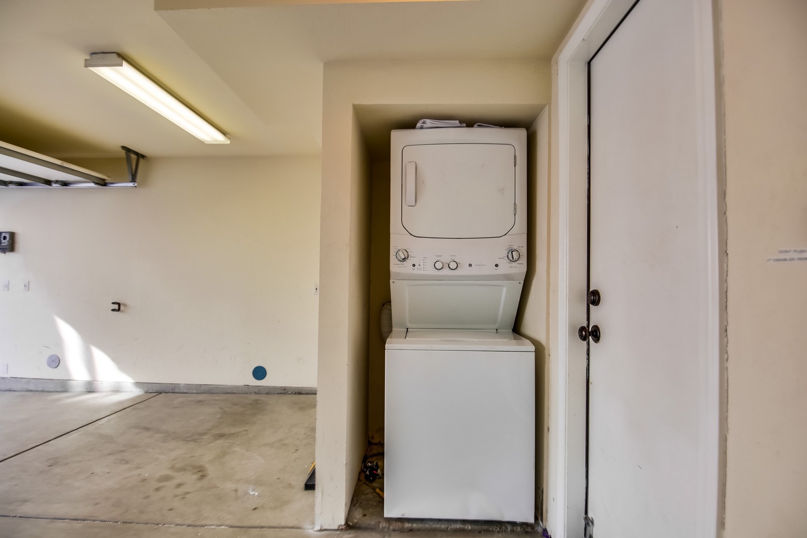 Equipped with washer and dryer
