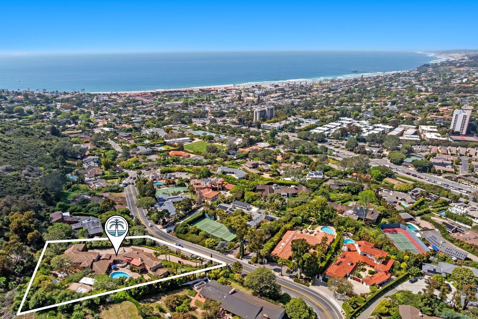 Coastal La Jolla Estate near the ocean