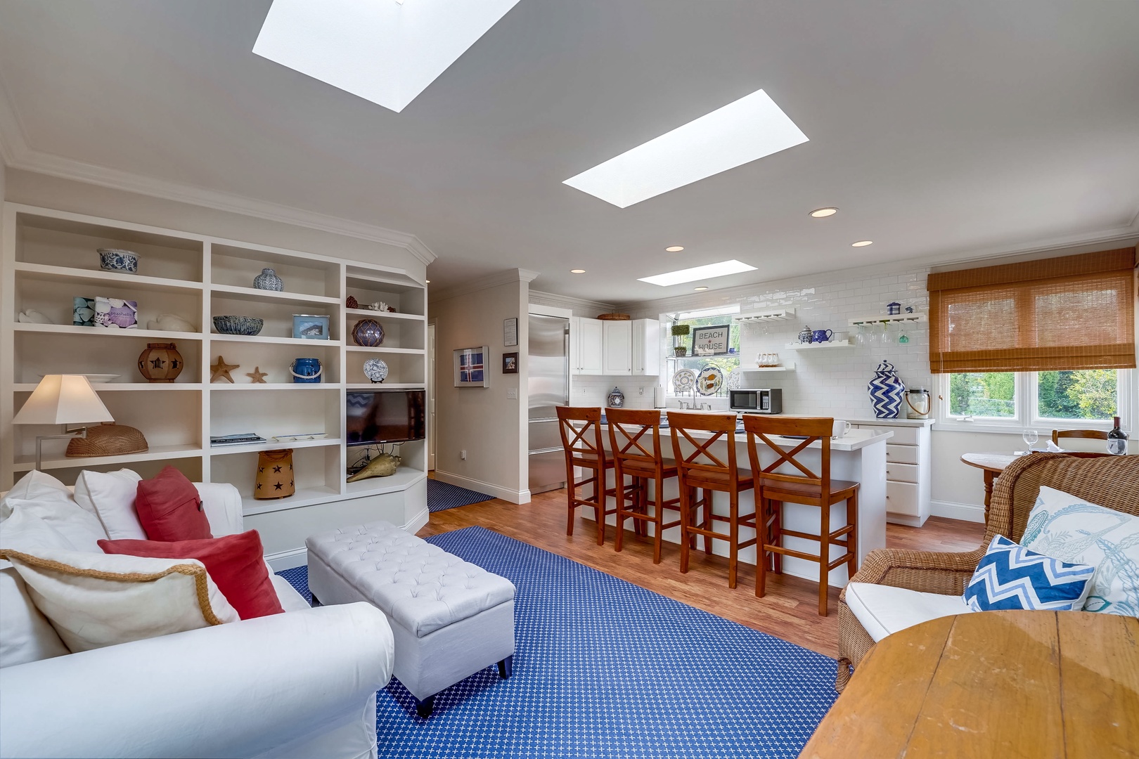 Skylights provide plenty of light