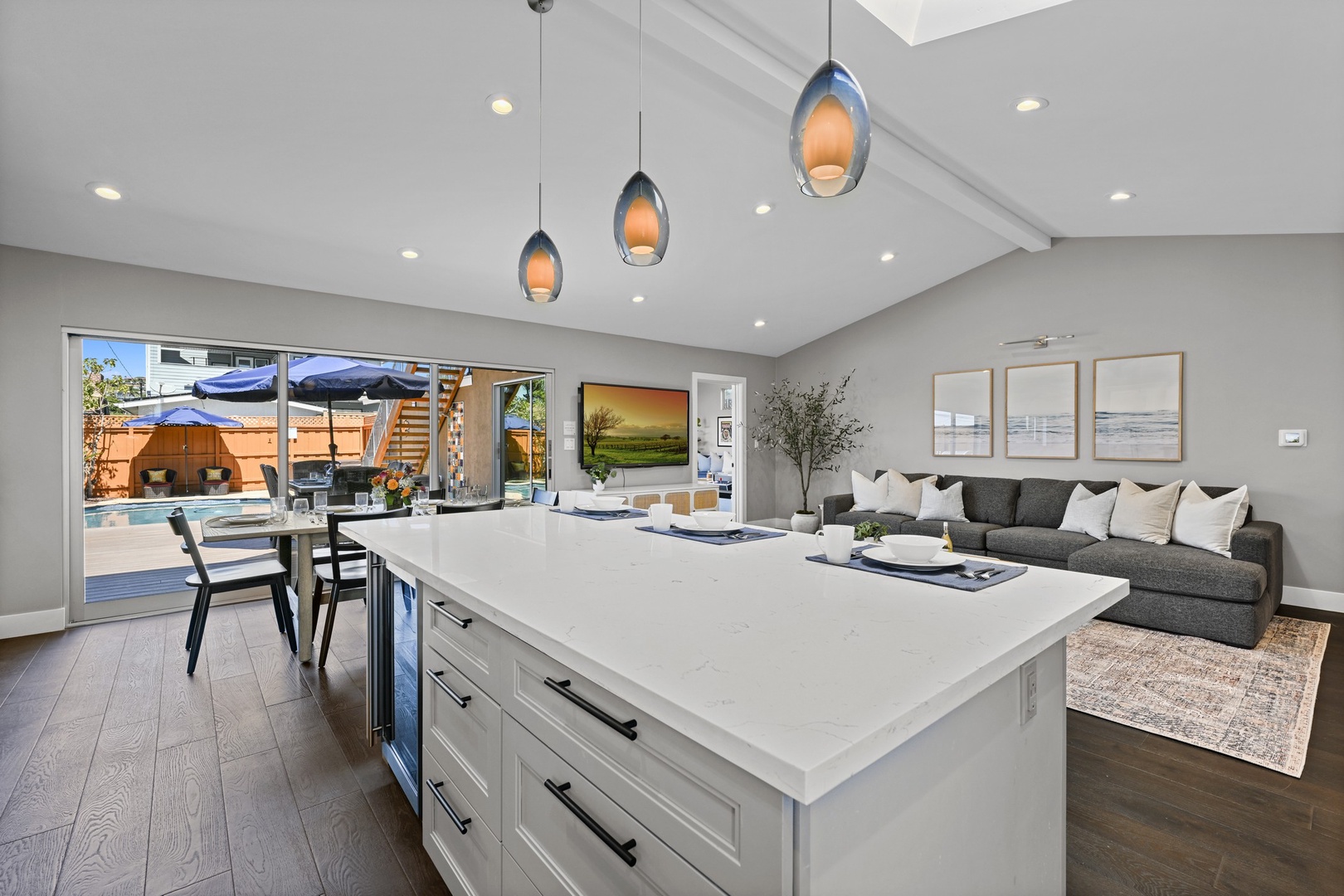 Spacious living area