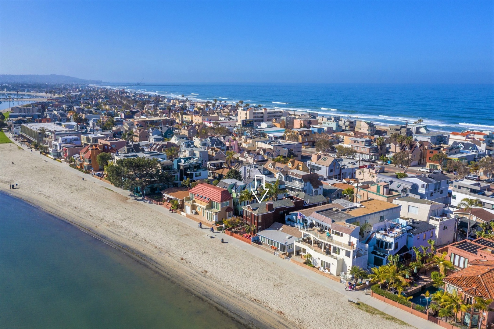 Miles and miles of beachfront