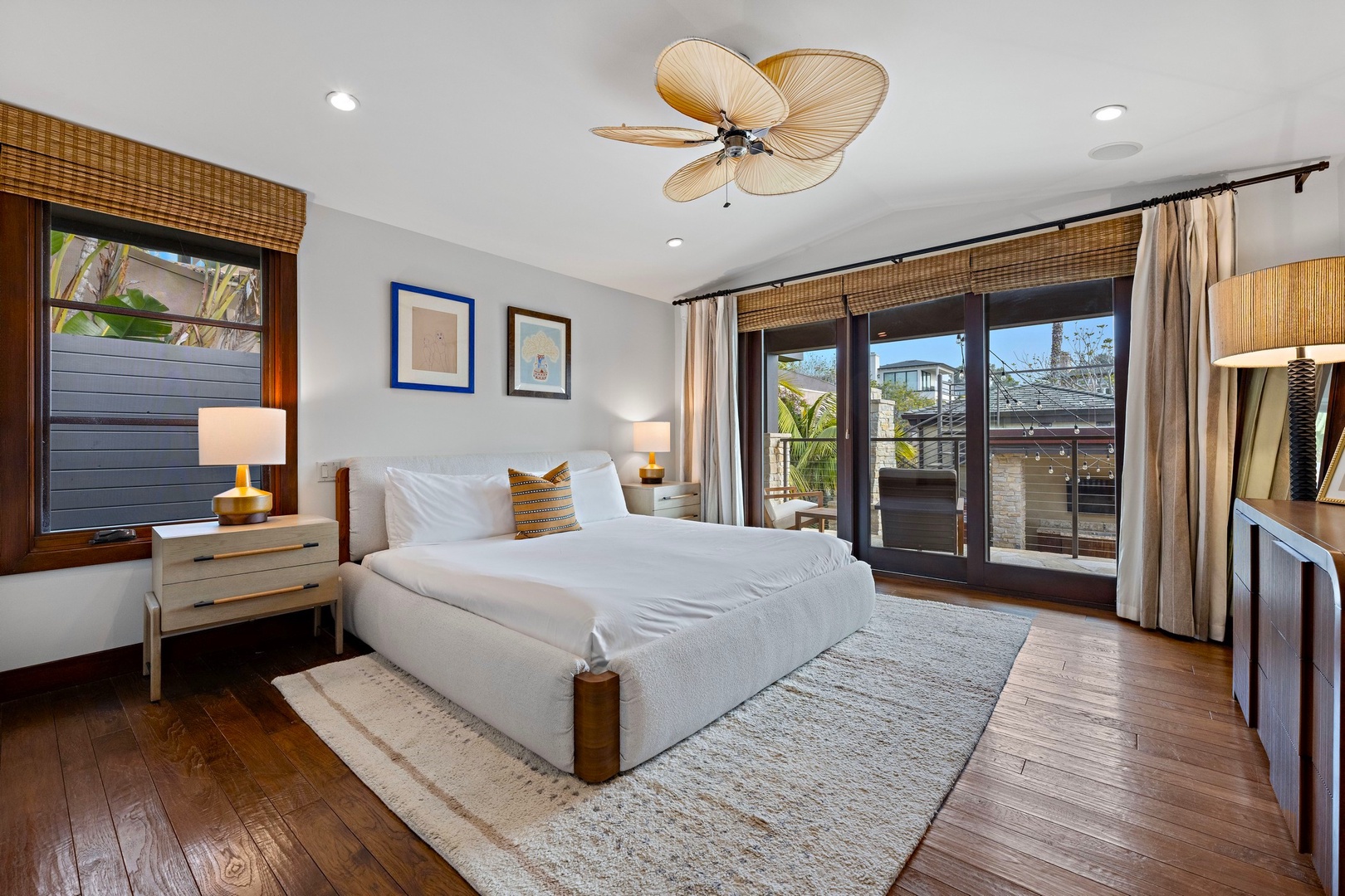 Primary suite with king bed
