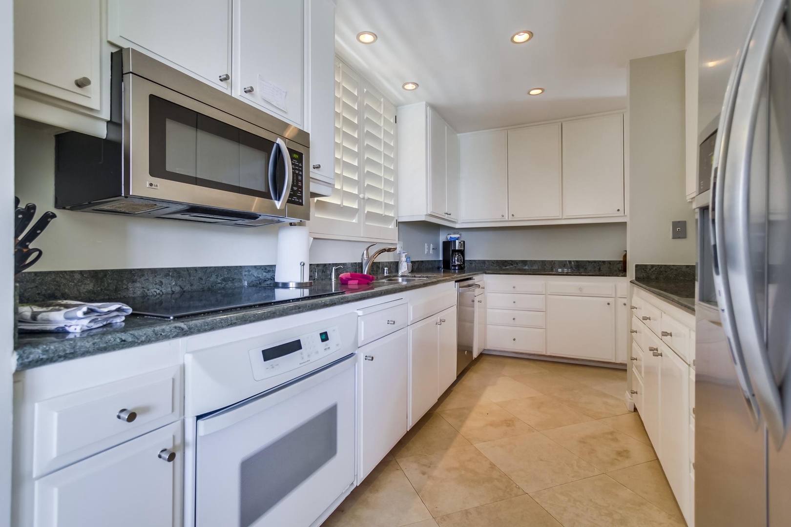 Kitchen with modern appliances