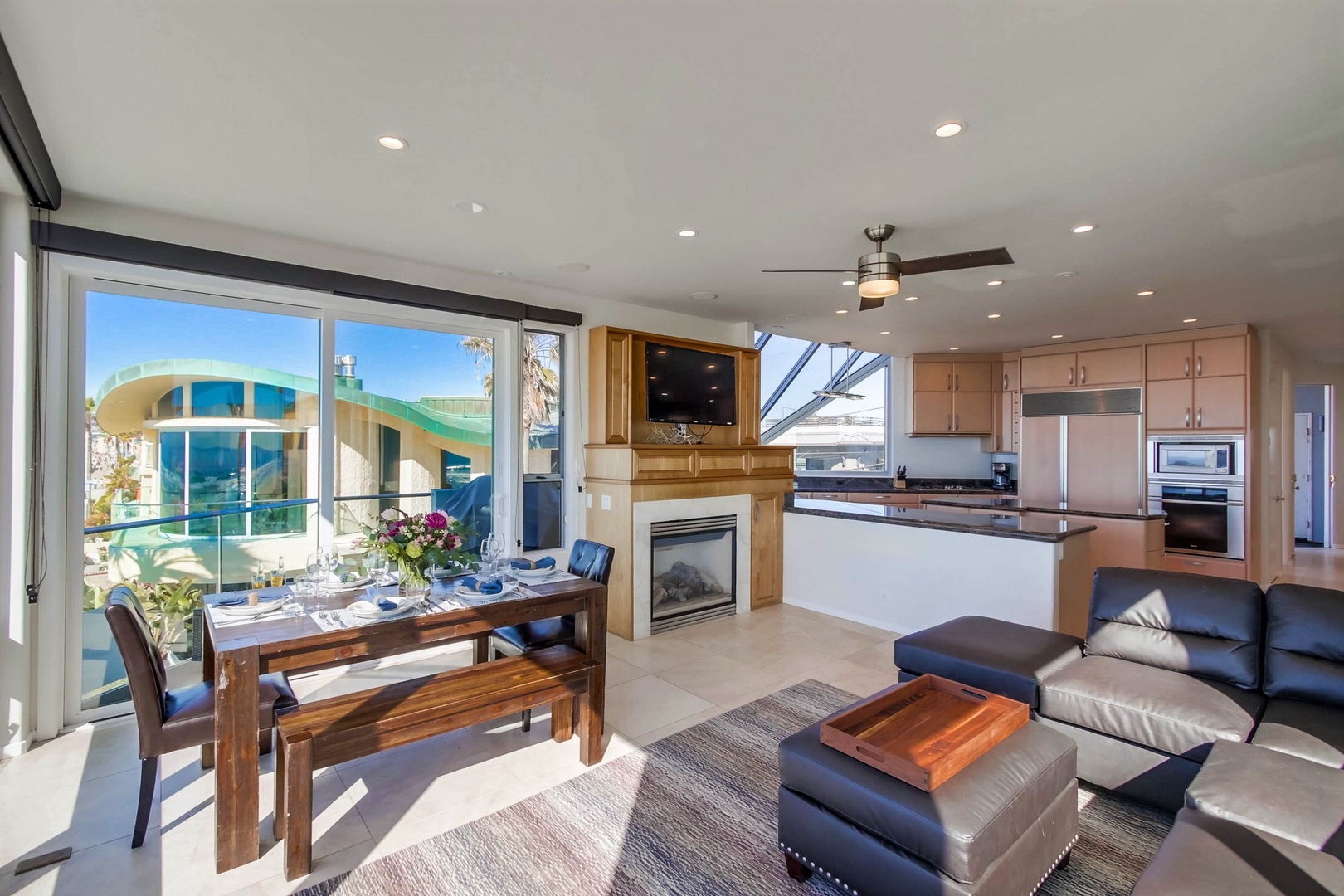 Open concept living area