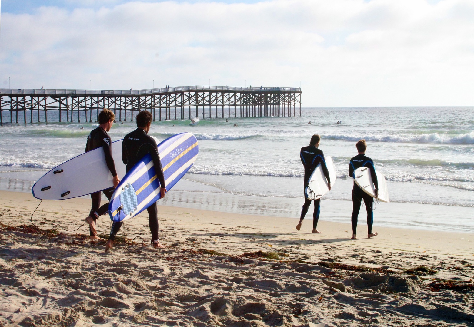 Crystal Pier is just to the south