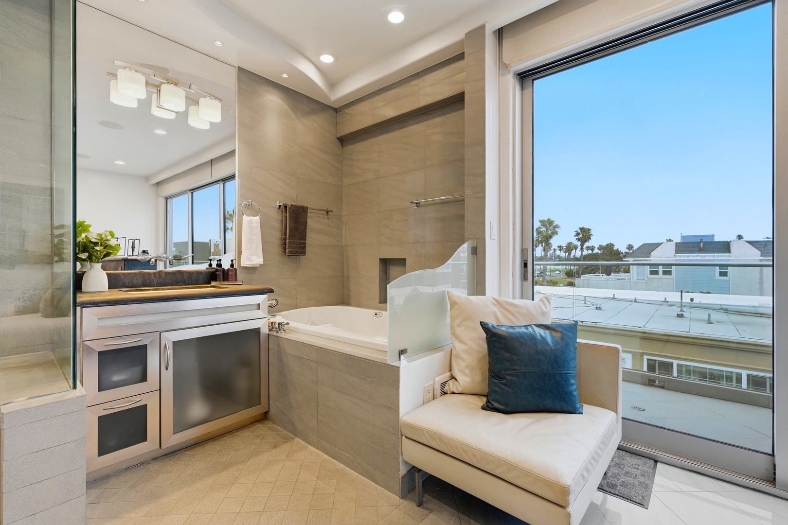 Luxury spa-like bathroom