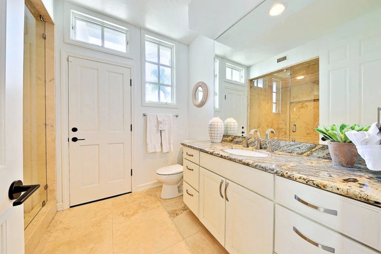 Hall bathroom with shower