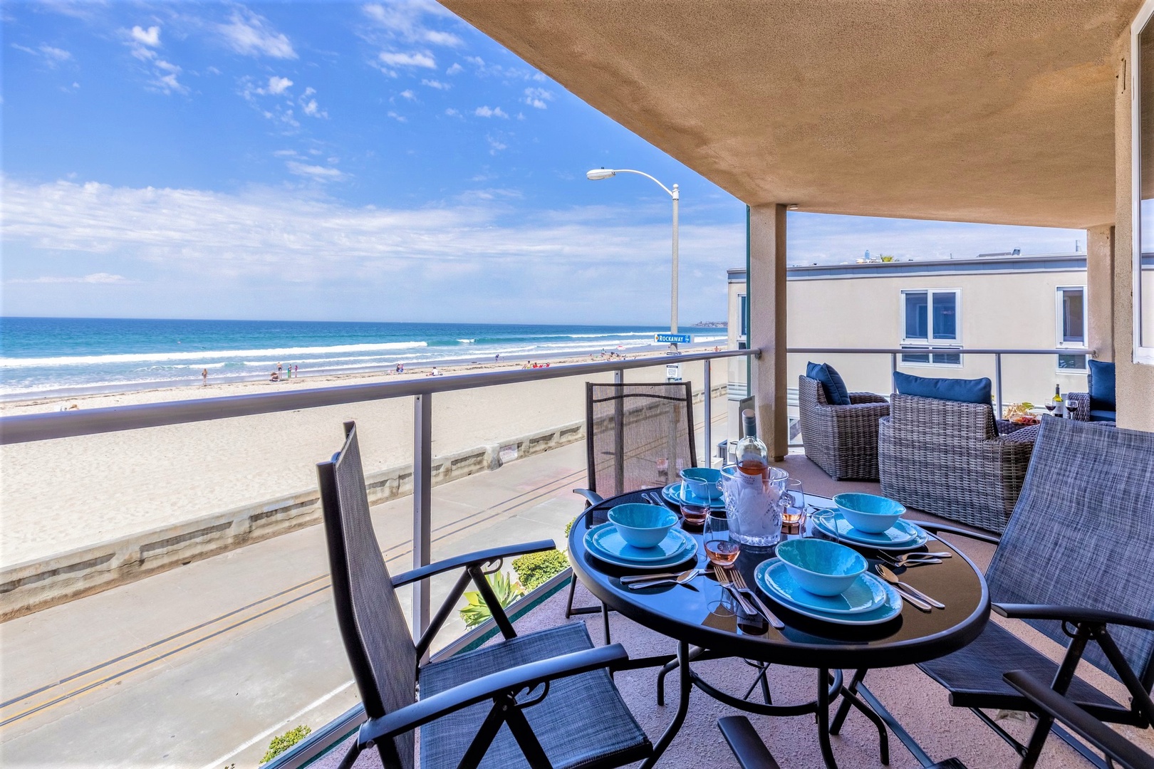 Oceanfront dining spot