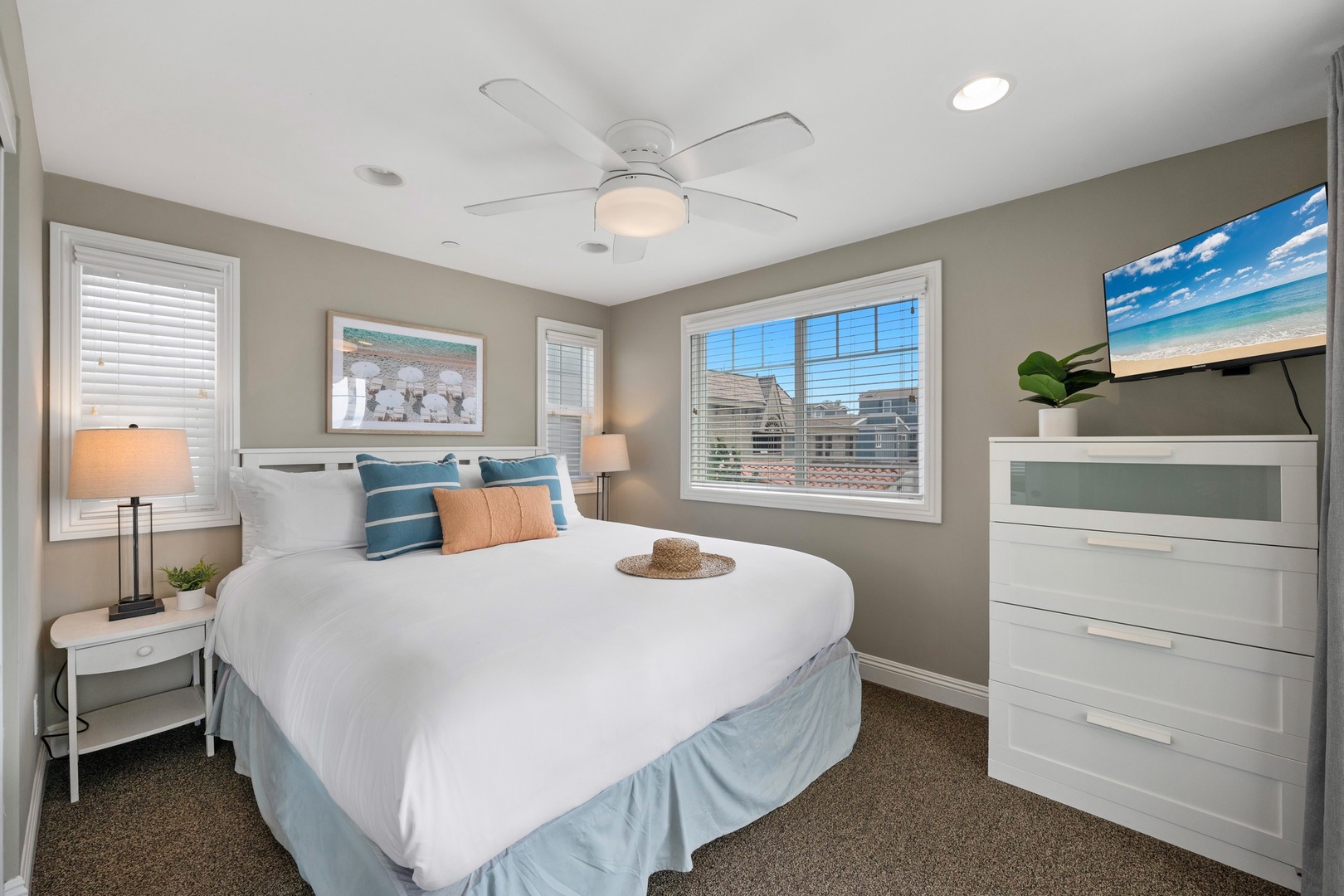 Bedroom 1 with ocean views