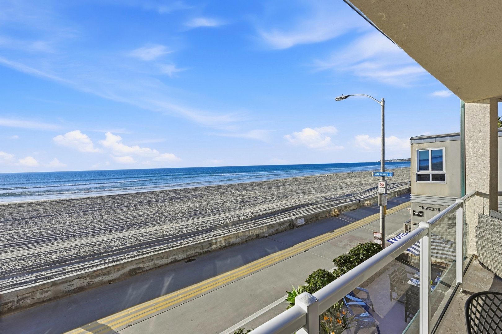 Endless beach and ocean views