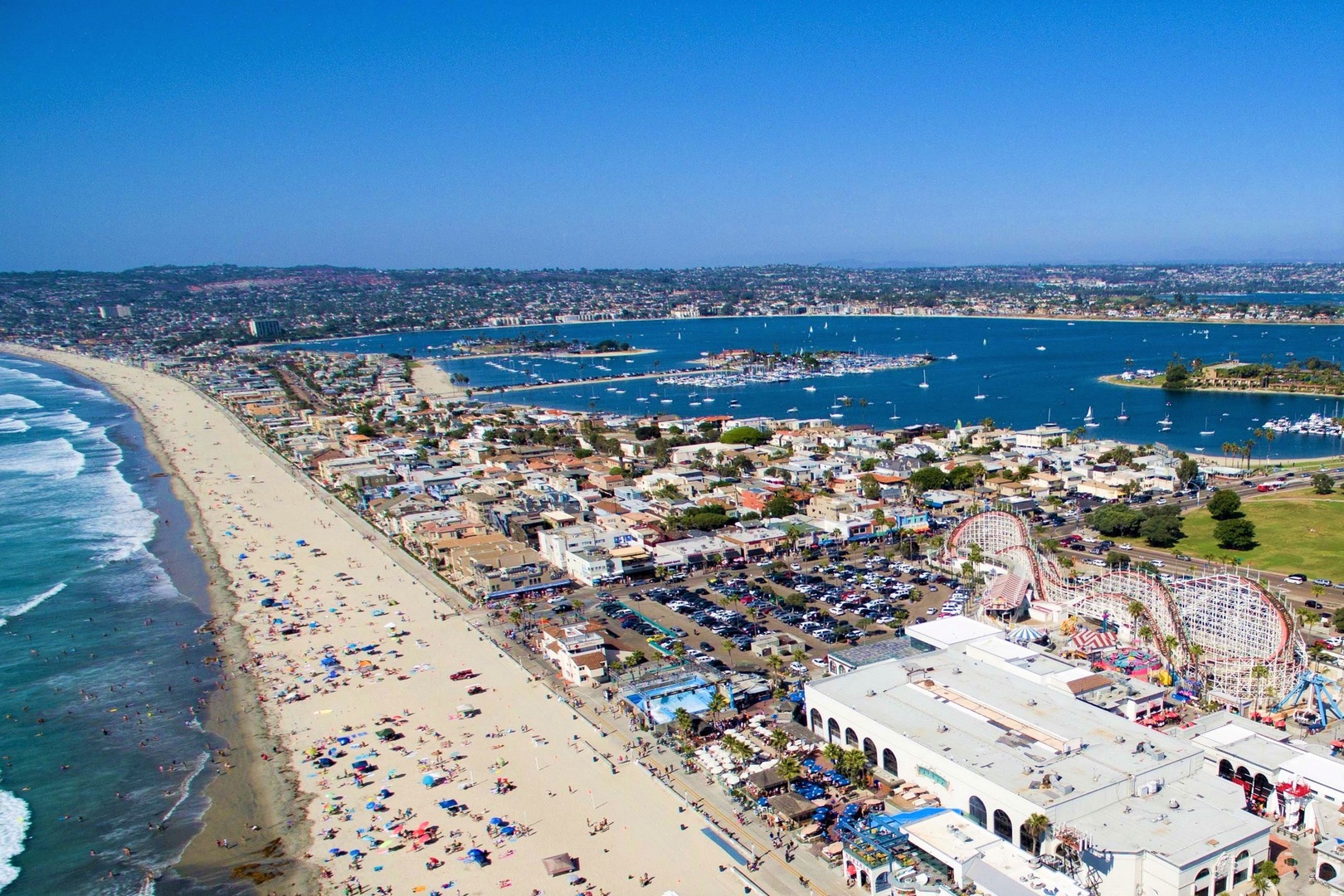 Overview of Mission Beach