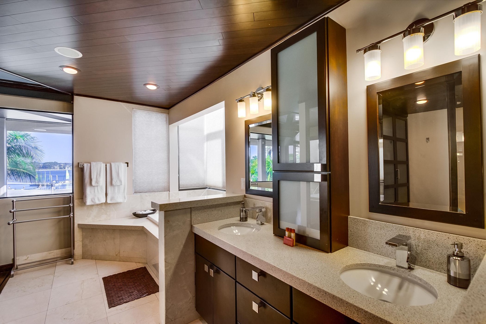 Spa-like master bathroom