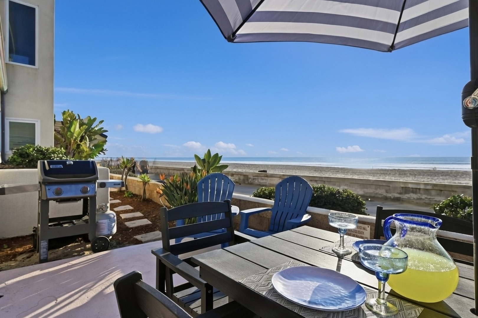 Complimentary gas BBQ