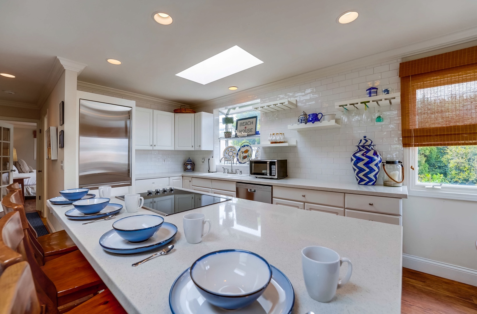 Well-stocked kitchen