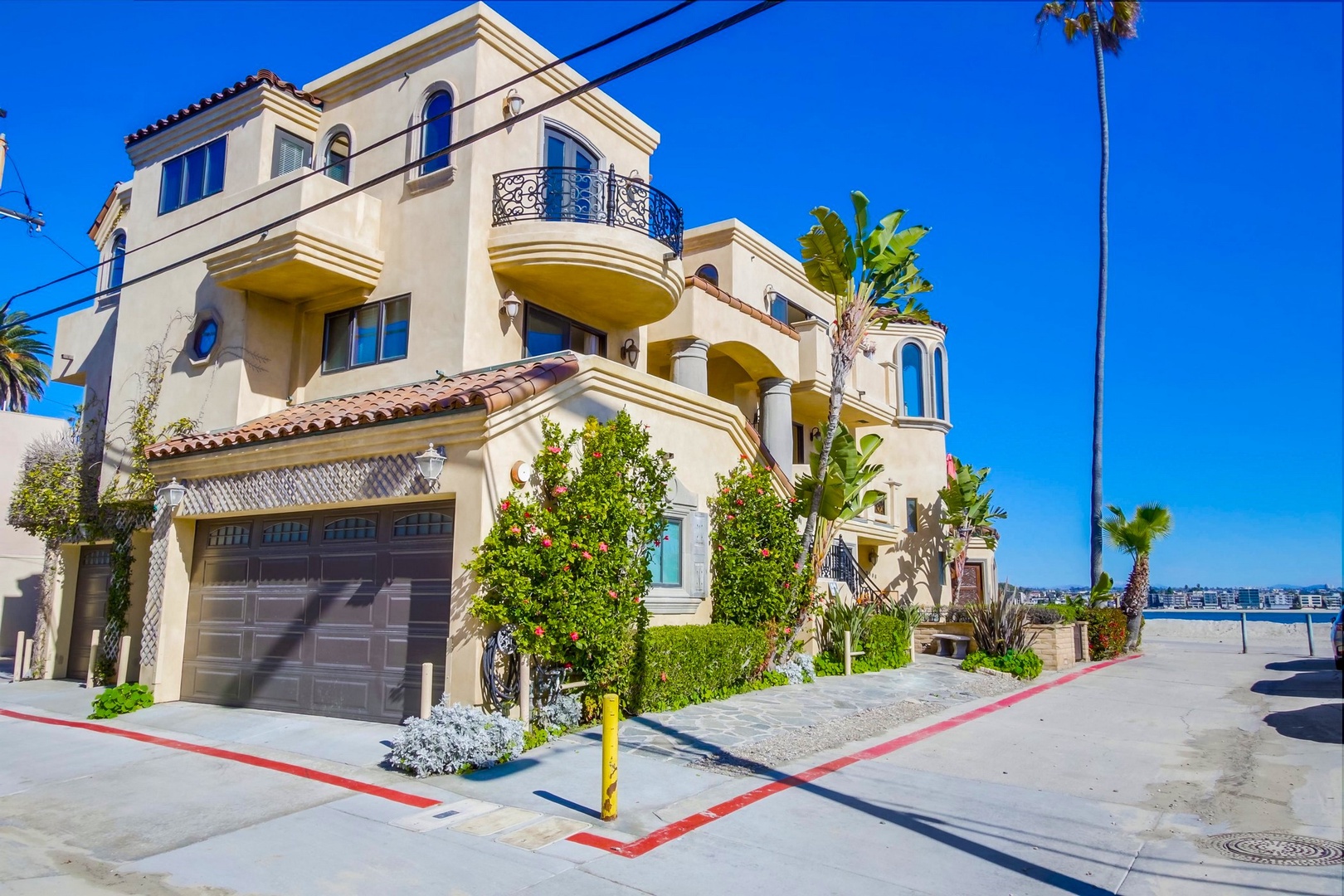 walkway to entrance of home