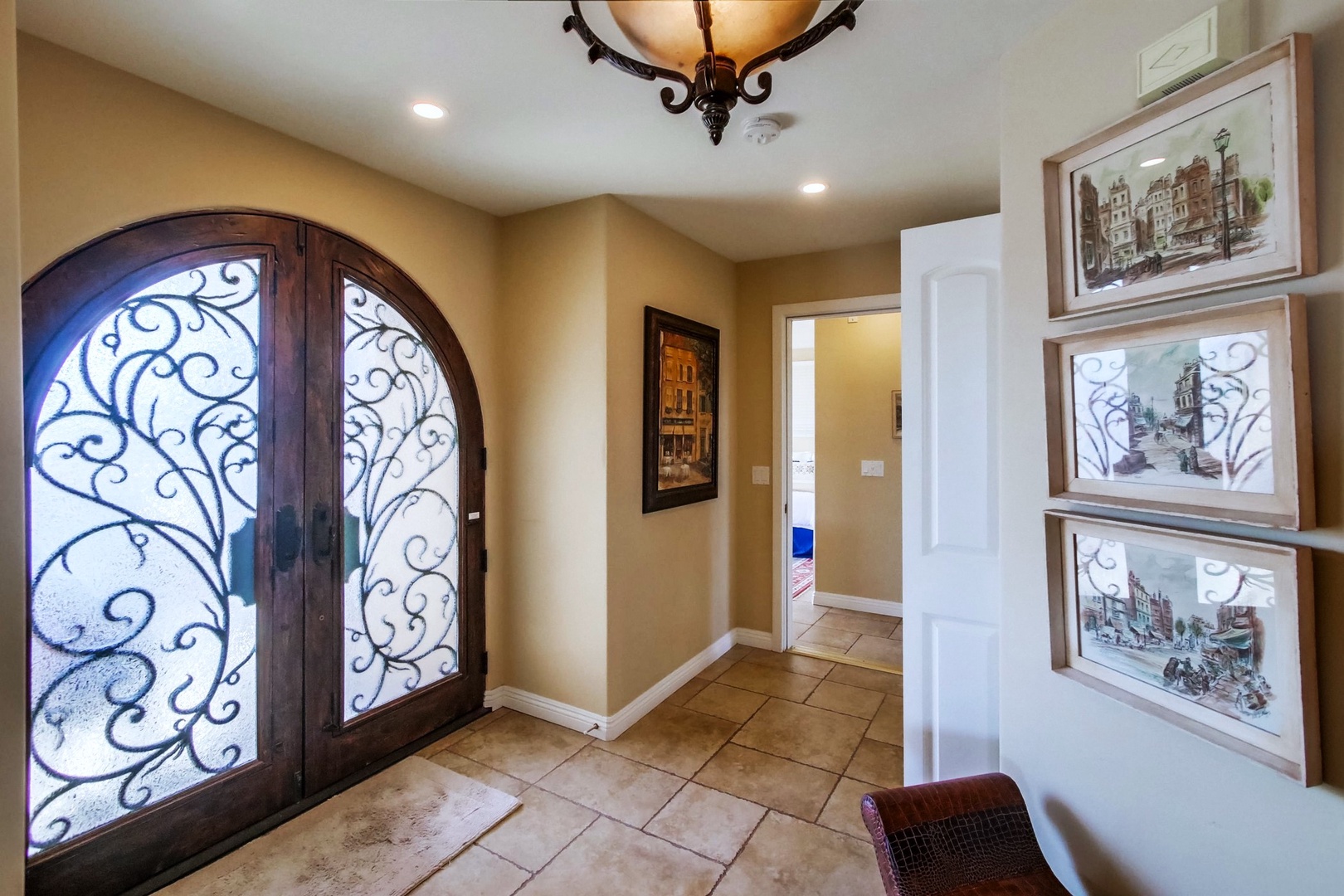 Stone flooring and old world style
