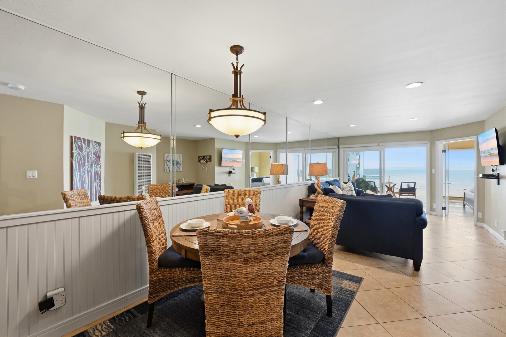 Adjacent dining area