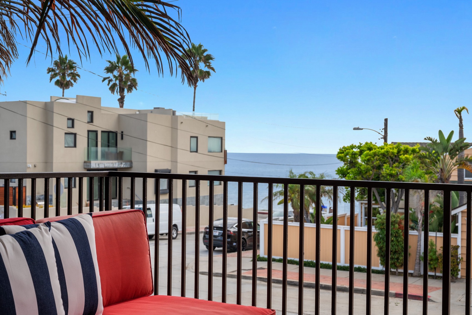 Ocean views from the balcony