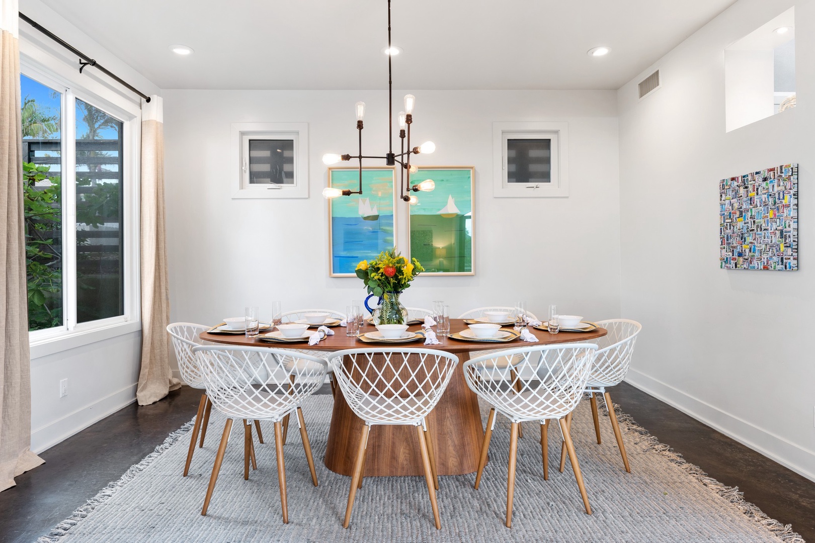 Dining room off the living area