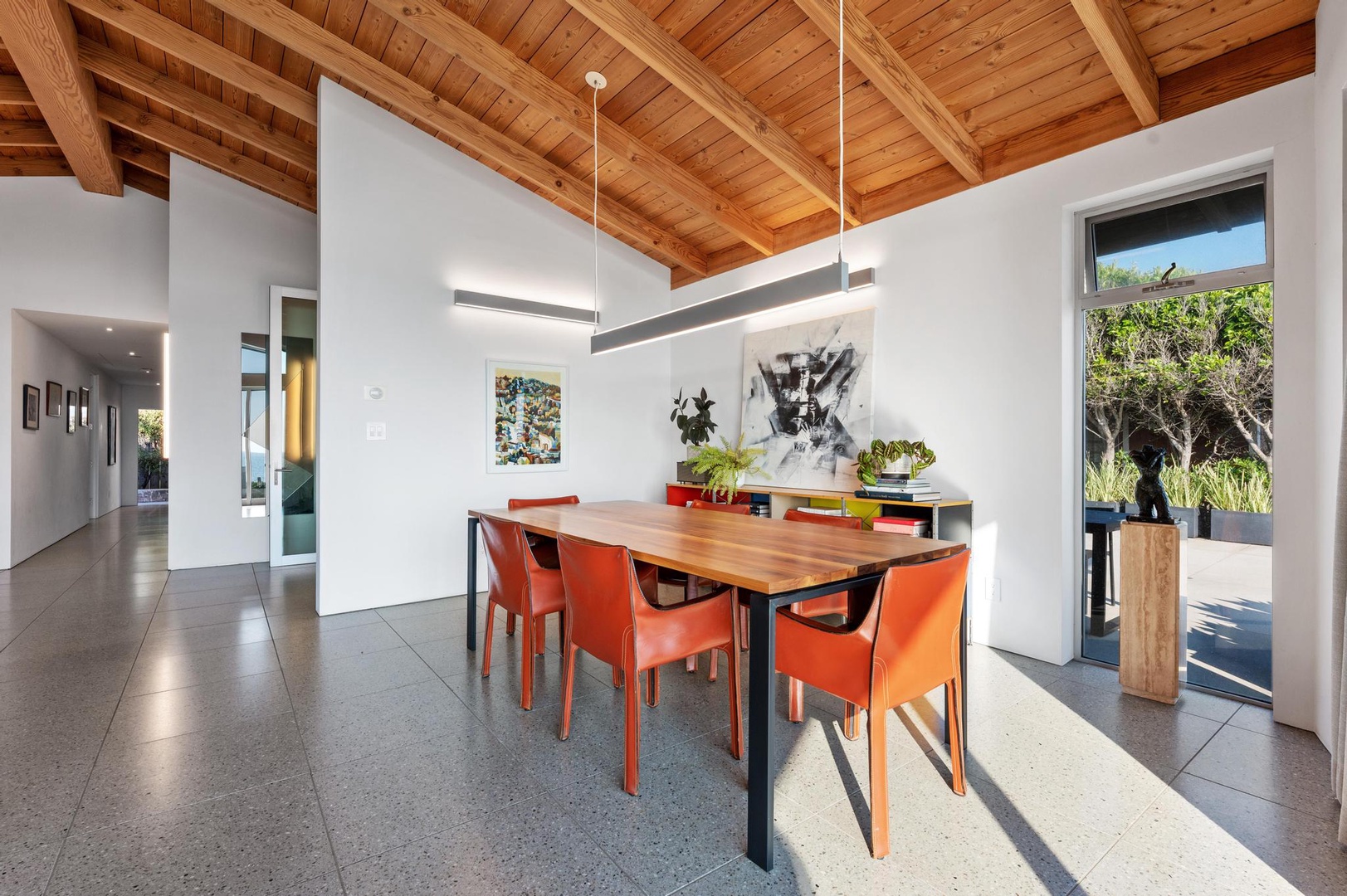 dining area with natural light