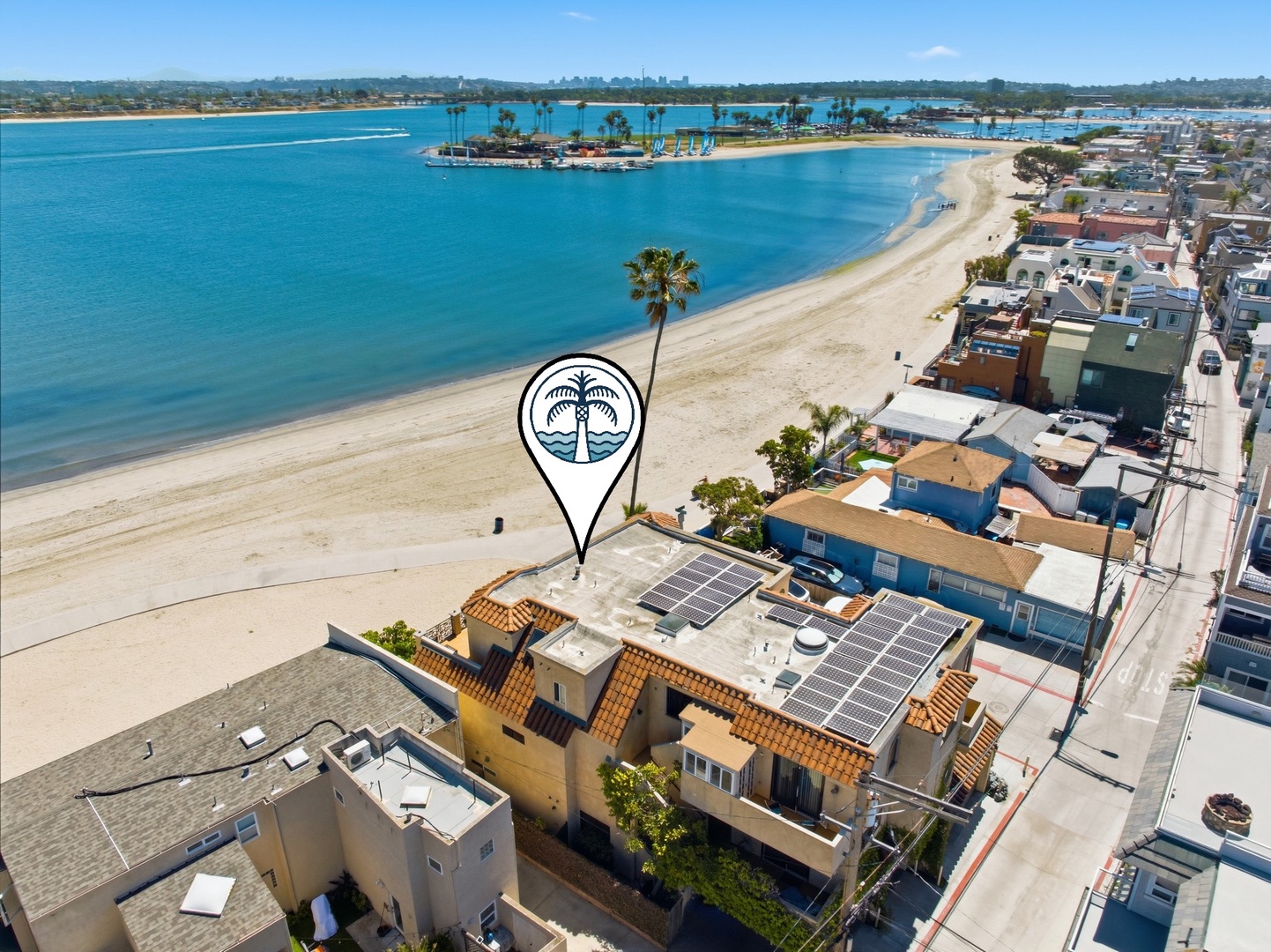 Sail Bay towards the Mission Bay Aquatic Center