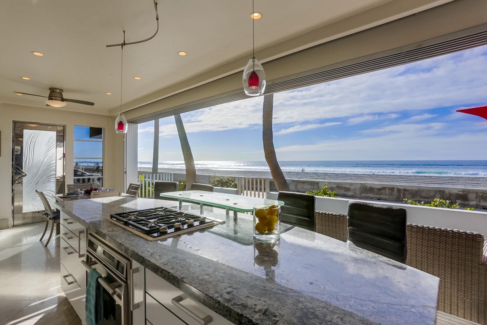 Cooking with an ocean view!