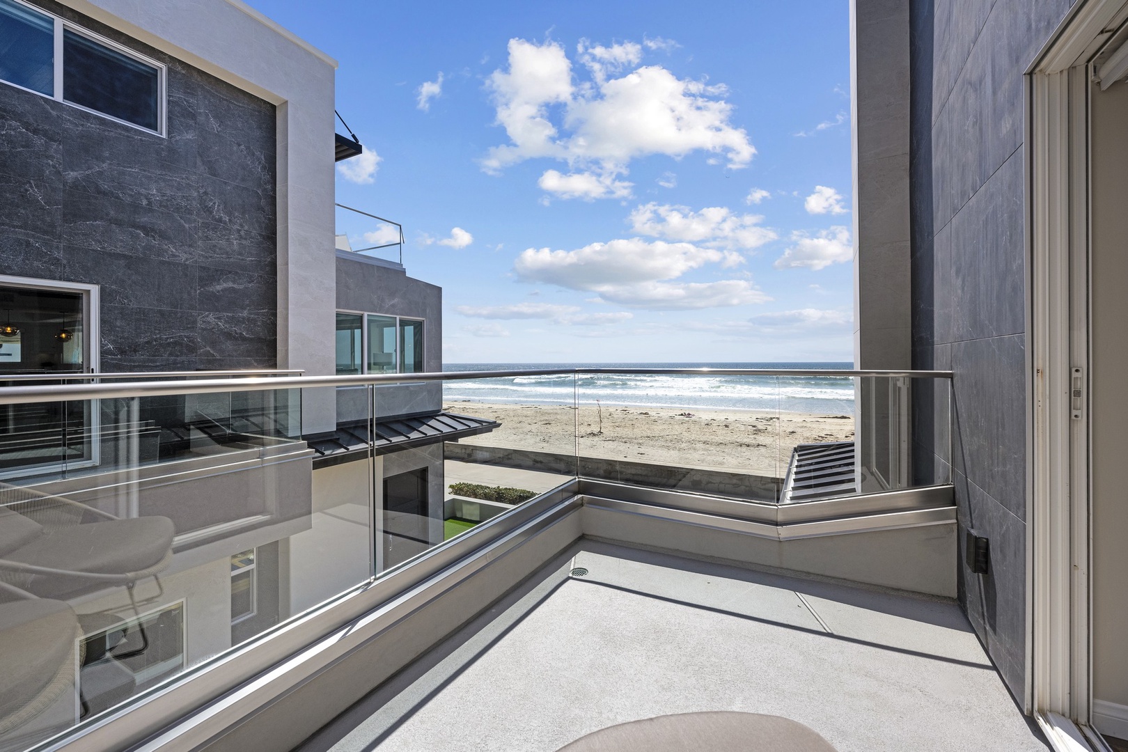 Ocean view sun deck