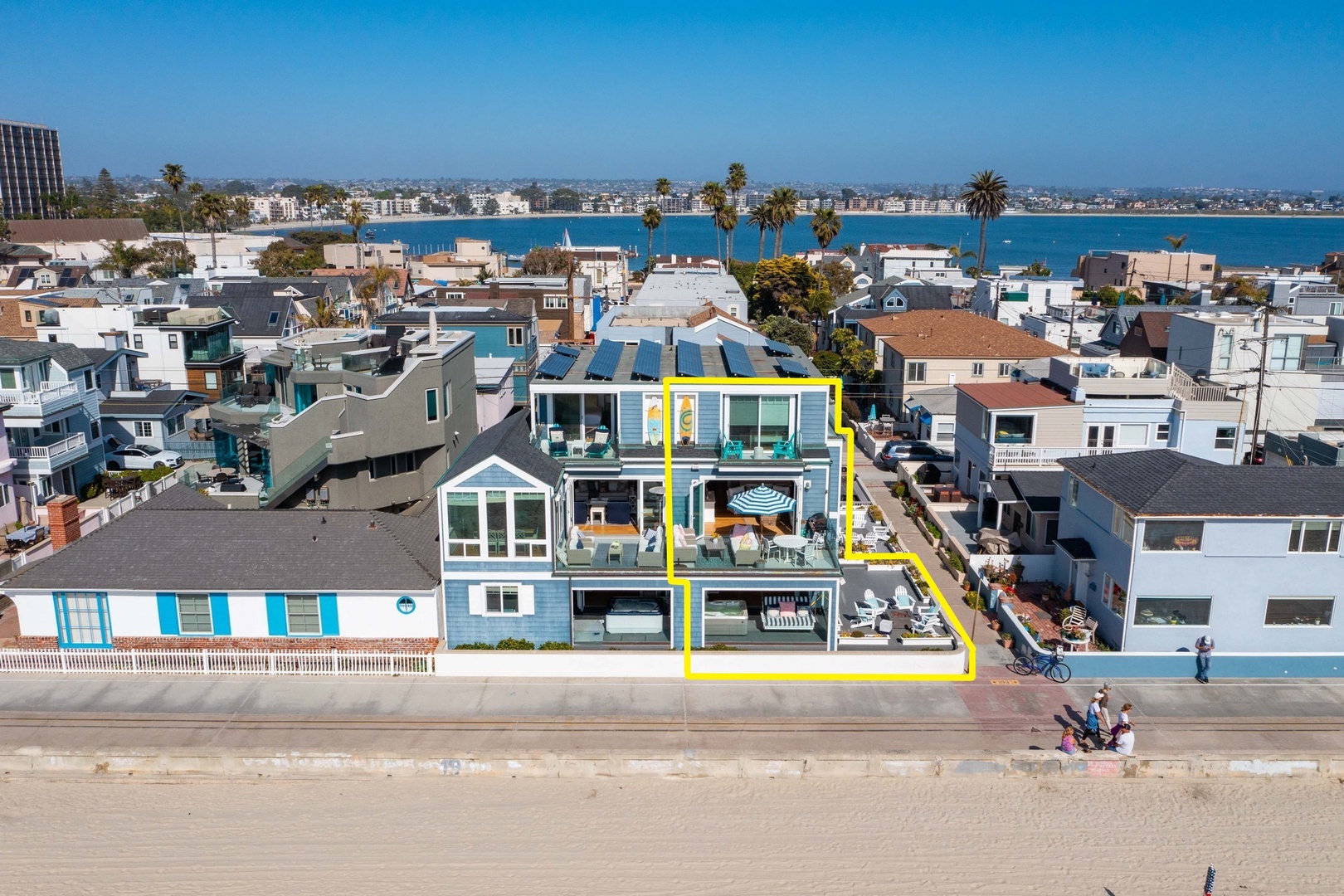 South property on Oceanfront Walk