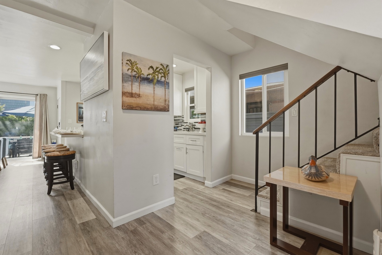 Staircase to second floor