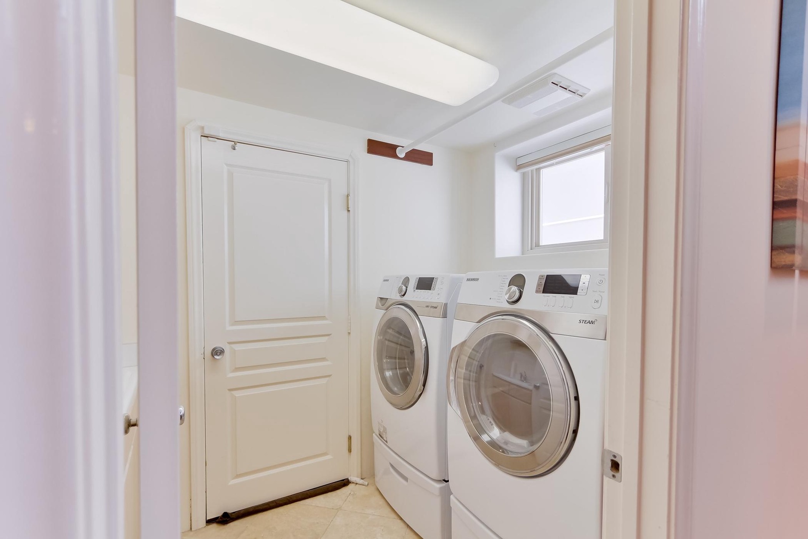 Full-size washer and dryer