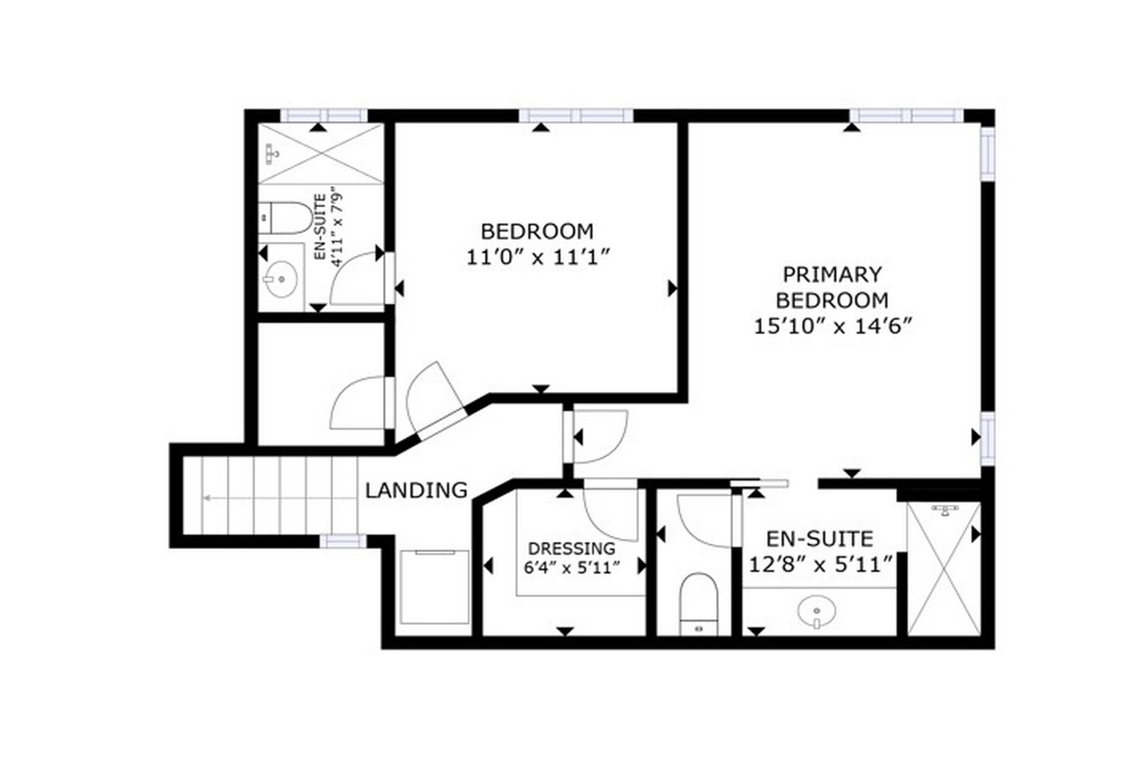 2nd-level floor plan