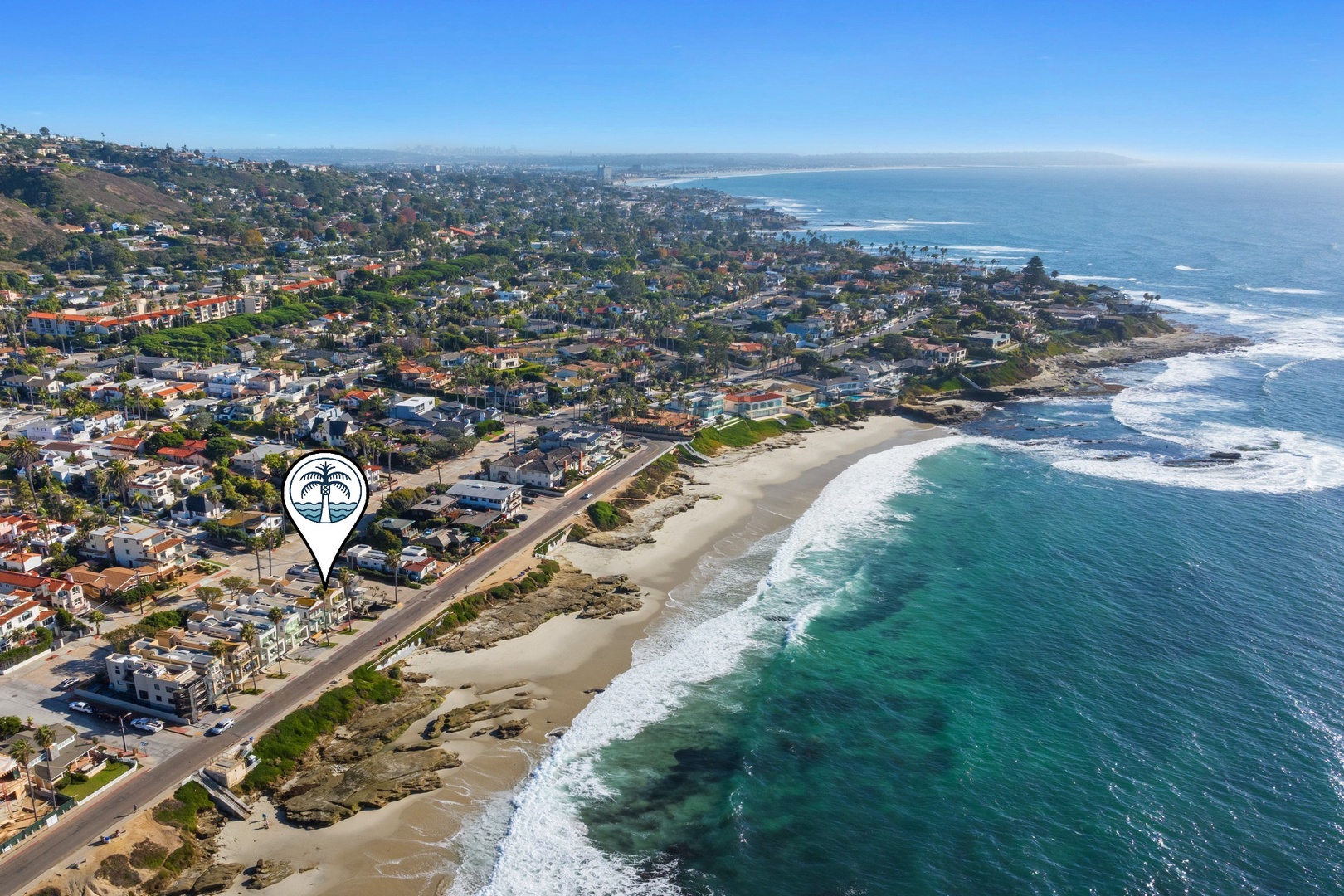 A spectacular stretch of La Jolla coastline