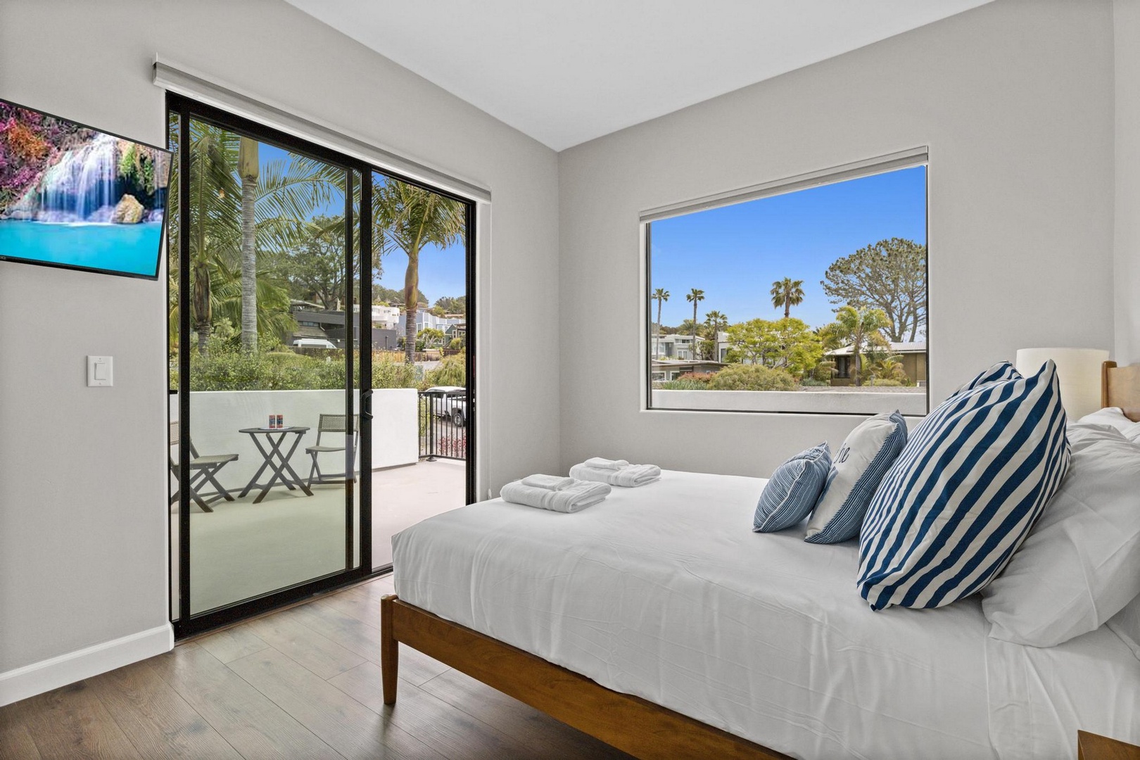 Bedroom 3 with patio access