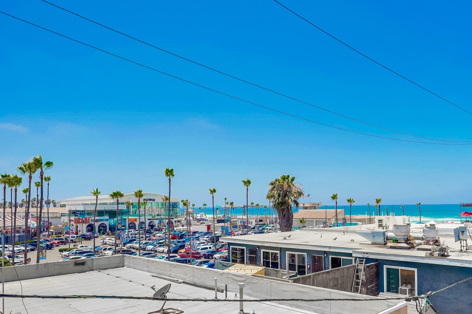 Looking towards Belmont Park and ocean