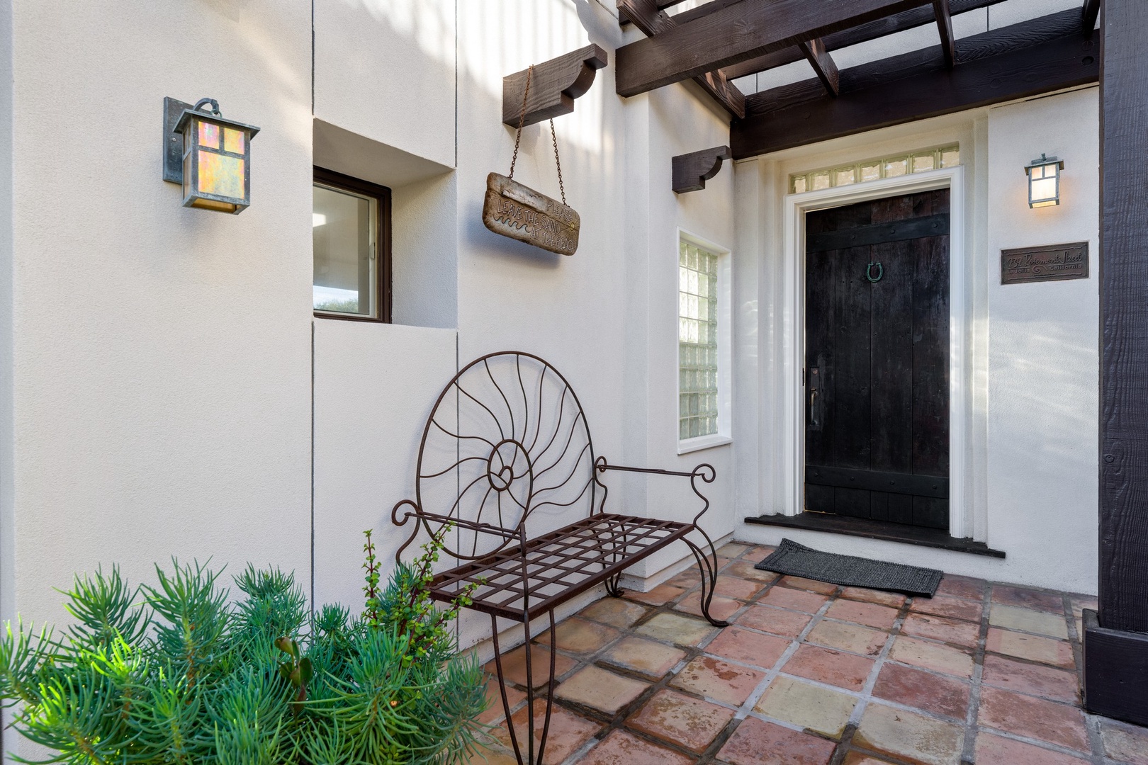 Rustic entryway