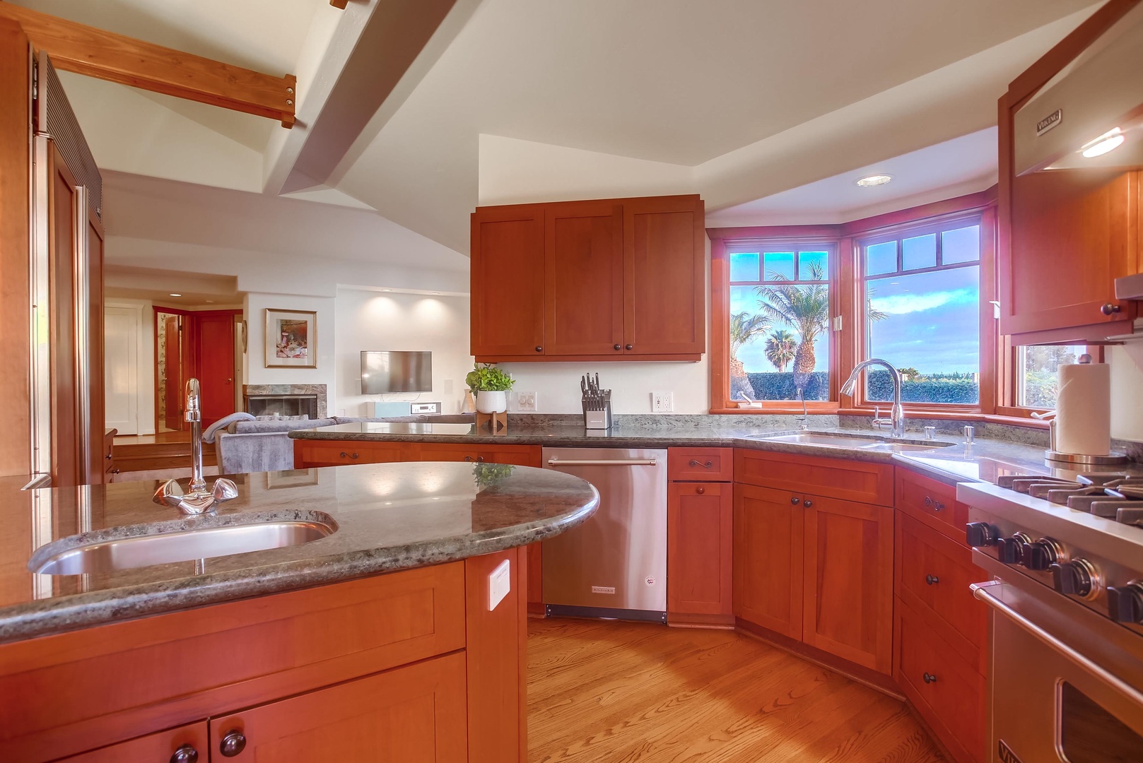 Coastal view kitchen